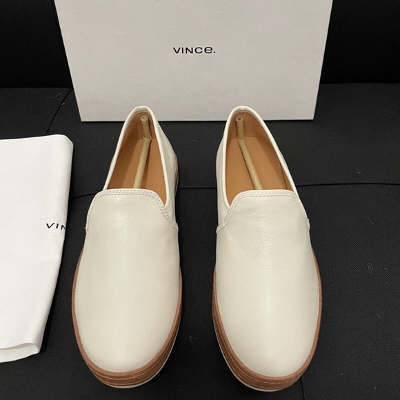 Vince Canella Shoe Optic White Women 8.5M - Picture 2 of 10